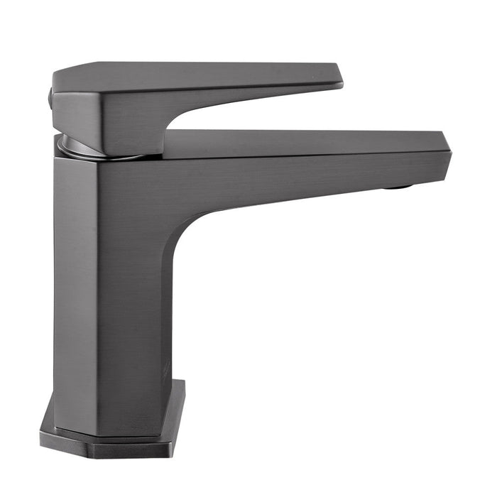 Swiss Madison Voltaire Single Hole, Single-Handle, Bathroom Faucet in Gunmetal Grey - SM-BF40GG