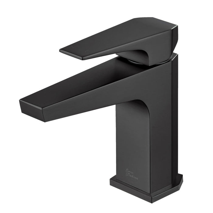 Swiss Madison Voltaire Single Hole, Single-Handle, Bathroom Faucet in Matte Black - SM-BF40MB