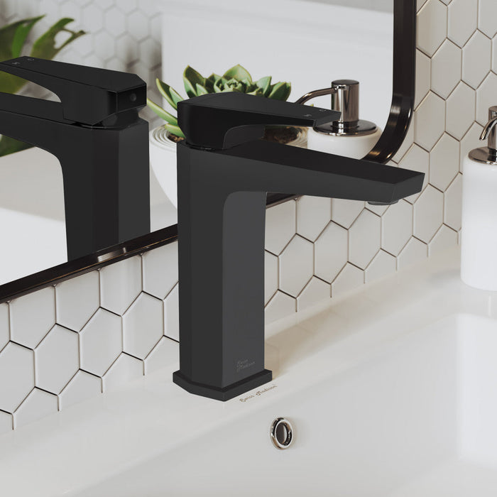 Swiss Madison Voltaire Single Hole, Single-Handle, Bathroom Faucet in Matte Black - SM-BF40MB