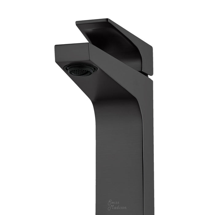 Swiss Madison Voltaire Single Hole, Single-Handle, Bathroom Faucet in Matte Black - SM-BF40MB