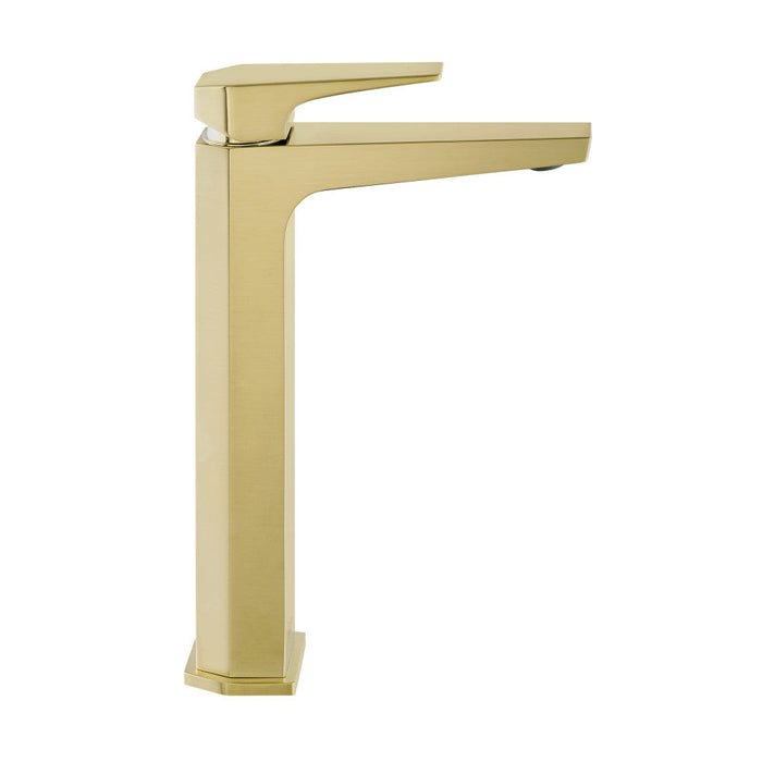 Swiss Madison Voltaire Single Hole, Single-Handle, High Arc Bathroom Faucet in Brushed Gold - SM-BF41BG