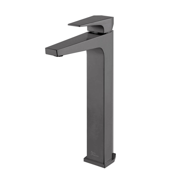 Swiss Madison Voltaire Single Hole, Single-Handle, High Arc Bathroom Faucet in Gunmetal Grey - SM-BF41GG