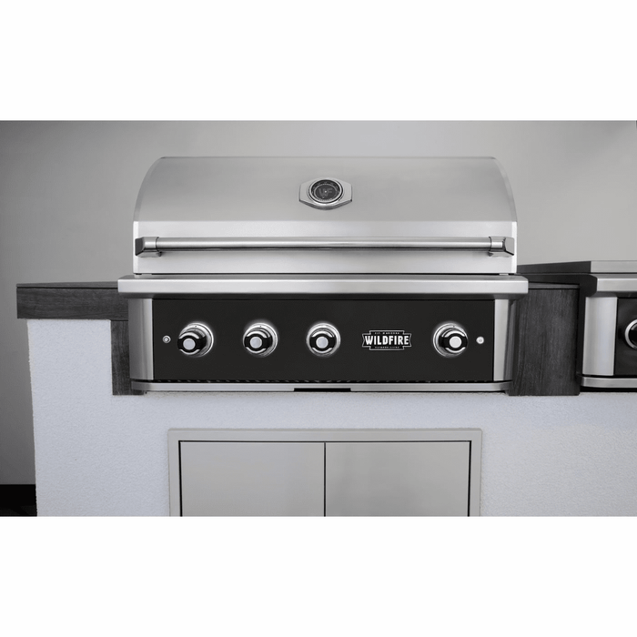 Wildfire THE RANCH PRO 36" GAS GRILL BLACK 304 SS WF-PRO36G-RH-LP