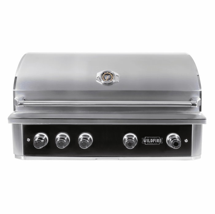 Wildfire THE RANCH PRO 42" GAS GRILL BLACK 304 SS WF-PRO42G-RH-LP