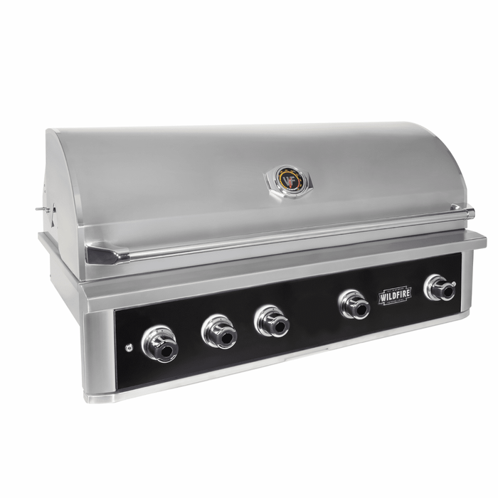 Wildfire THE RANCH PRO 42" GAS GRILL BLACK 304 SS WF-PRO42G-RH-LP