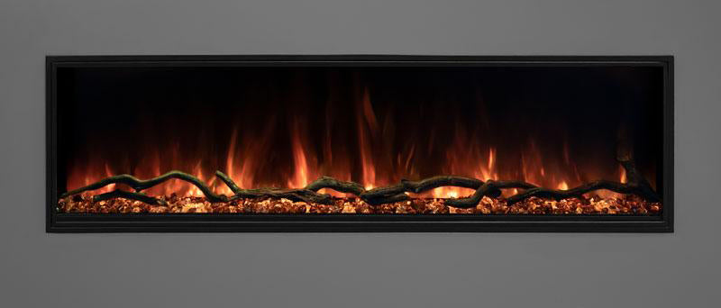 Modern Flames Landscape Pro Slim Electric Fireplace Fireplace Insert Wall-Mounted Fireplace Linear Fireplace Contemporary Design LED Flame Technology Realistic Flame Effects Multi-Color Flame Options Heat Output Remote Control Thermostat Control Adjustable Flame Intensity