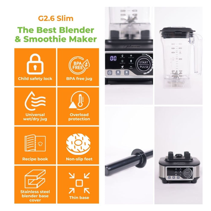 Optimum G2.6 Slim Platinum Series - The Best Blender & Smoothie Maker