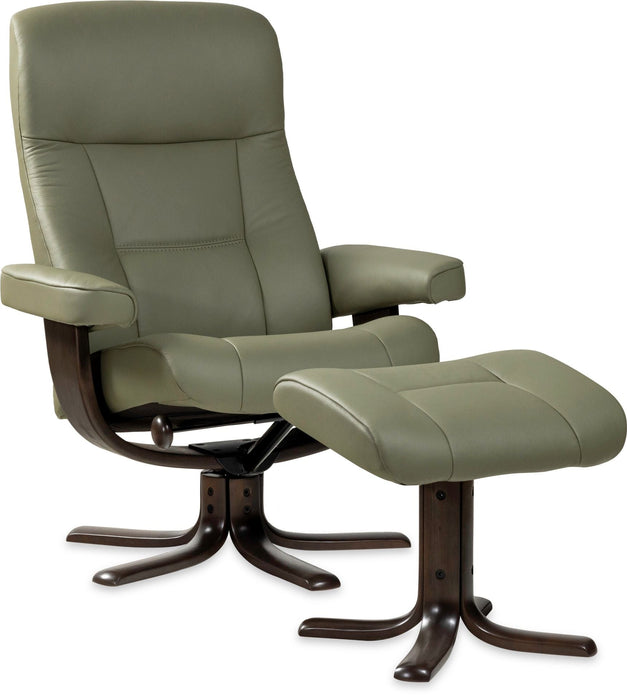 Nordic 11 Recliner Chair with Ottoman by IMG